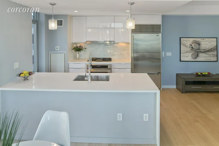 New York City Real Estate | View 1 NORTHSIDE PIERS, 5B | Kitchen | View 4