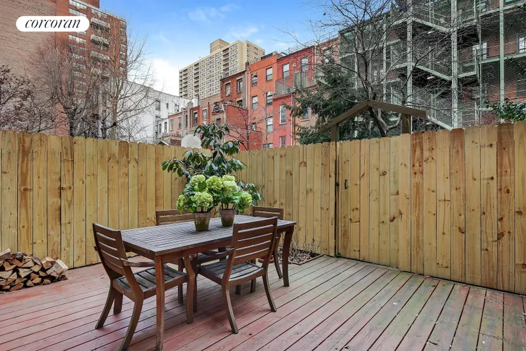 New York City Real Estate | View 33 West 93rd Street, 1D | Owner's Enclosed Patio | View 6