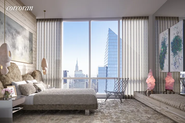 New York City Real Estate | View 15 Hudson Yards, PH82D | Master Bedroom Suite | View 3