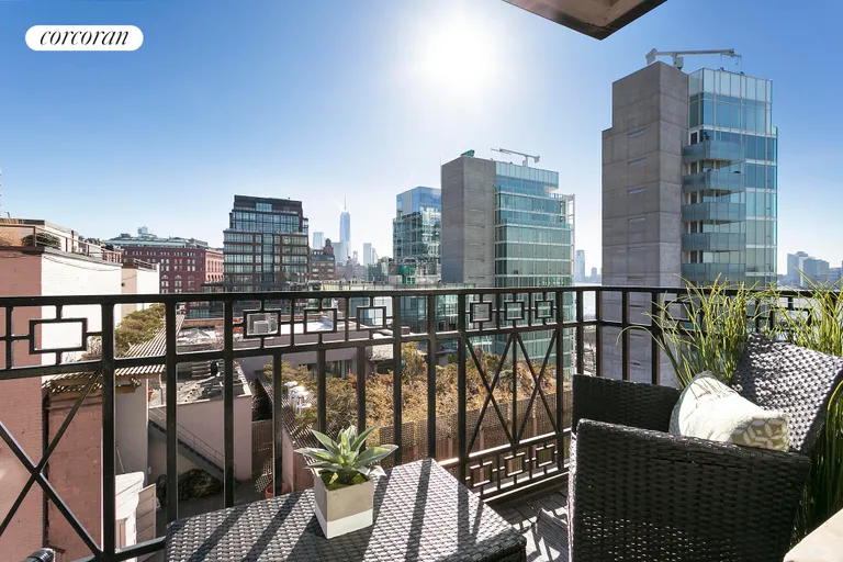 New York City Real Estate | View 366 West 11th Street, 12C | Balcony with Views! | View 2