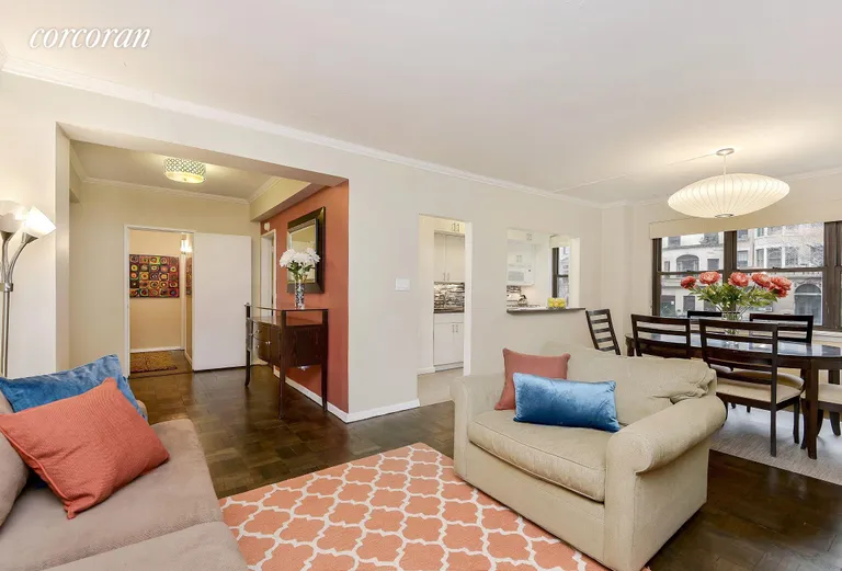 New York City Real Estate | View 11 Riverside Drive, 2VE | 2 Beds, 1 Bath | View 1