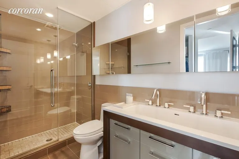 New York City Real Estate | View 125 North 10th Street, N5F | Spa-like Over-sized Bathoom | View 4