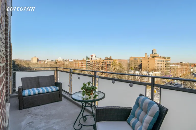 New York City Real Estate | View 350 Ocean Parkway, 6A | Private outdoor space | View 3