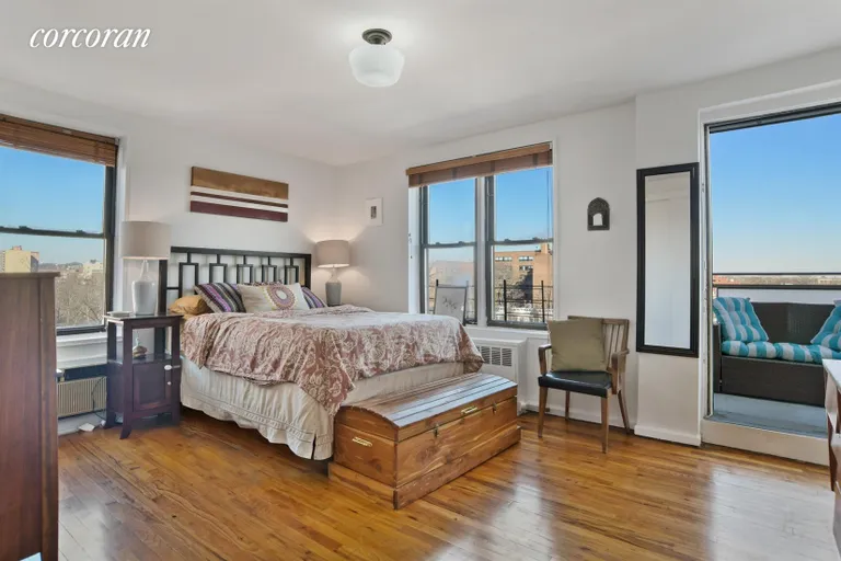 New York City Real Estate | View 350 Ocean Parkway, 6A | Steps out to terrace | View 5