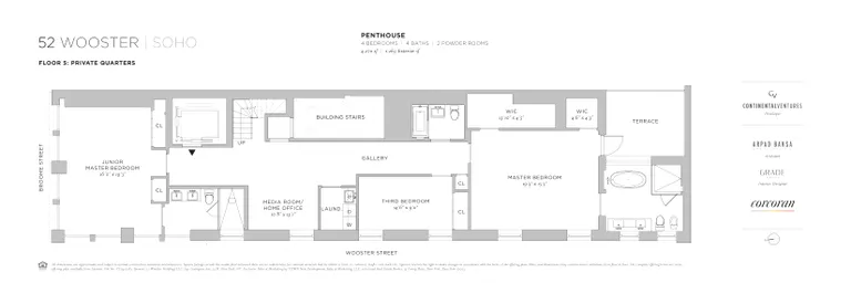 52 Wooster Street, PH | floorplan | View 18