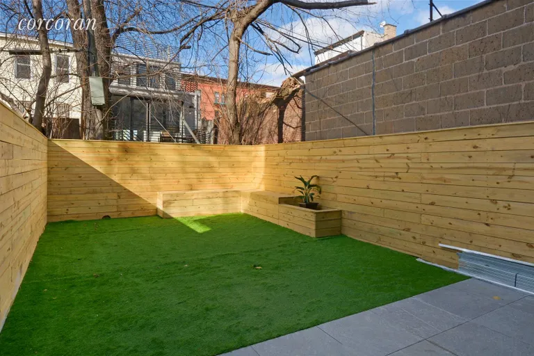 New York City Real Estate | View 1143 Lafayette Avenue, 2B | Common Garden with Bike Storage | View 7