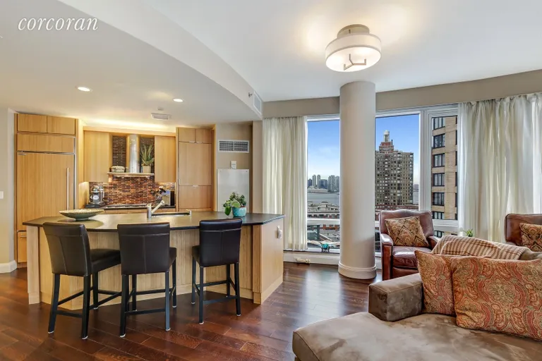 New York City Real Estate | View 70 Little West Street, 14B | Kitchen | View 3