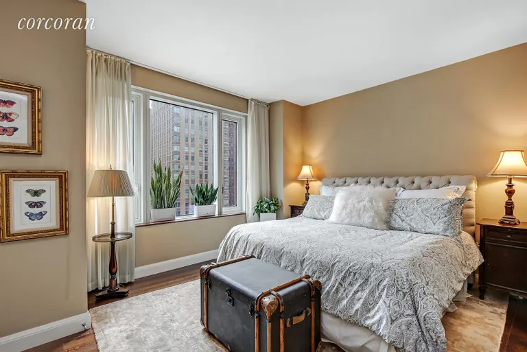 New York City Real Estate | View 70 Little West Street, 14B | Master Bedroom | View 4