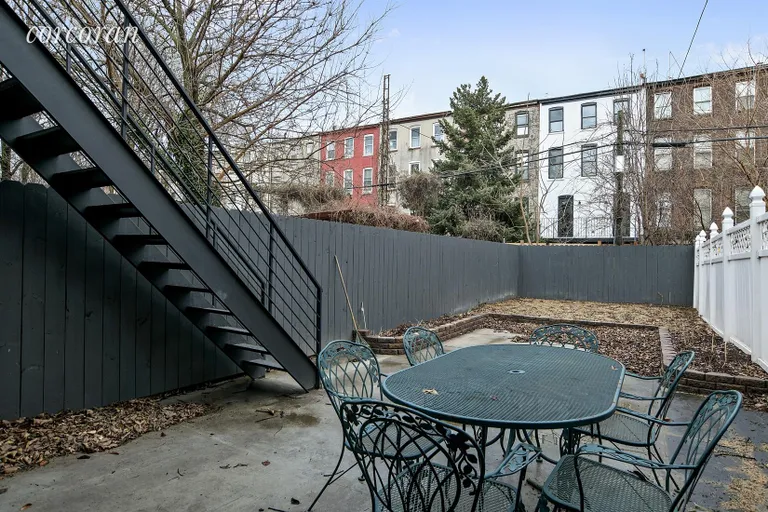 New York City Real Estate | View 720 Madison Street | Back Yard | View 8
