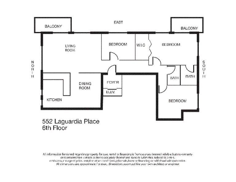 552 Laguardia Place, 6 FL | floorplan | View 9