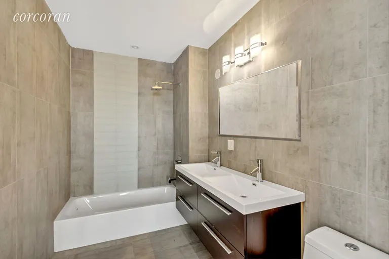 New York City Real Estate | View 781 East 9th Street, 7A | Dual sink vanity | View 10