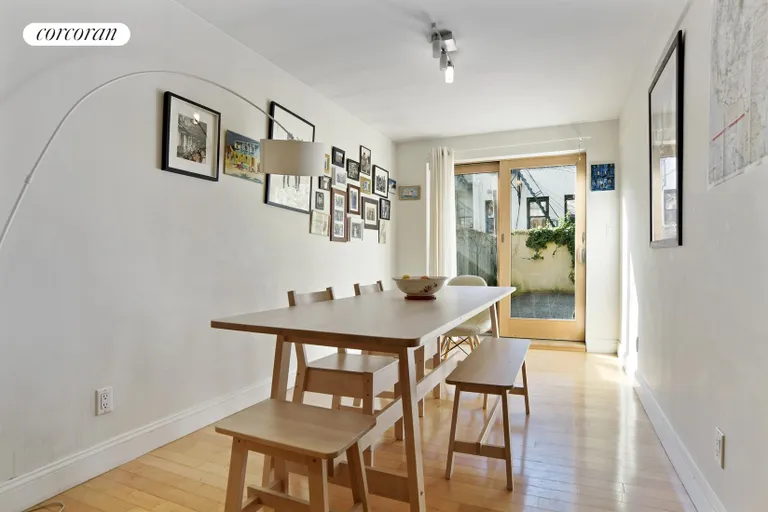 New York City Real Estate | View 12 2nd Street, GARDEN | Dining Area | View 2