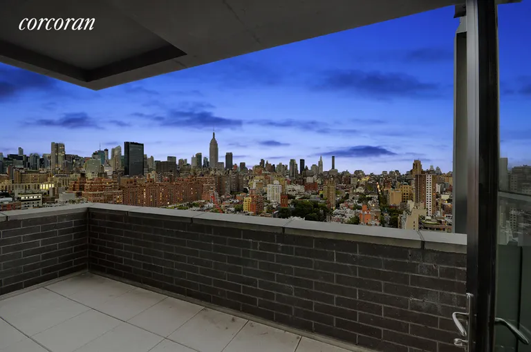 New York City Real Estate | View 100 Eleventh Avenue, PHB | Master Bedroom Terrace  | View 12