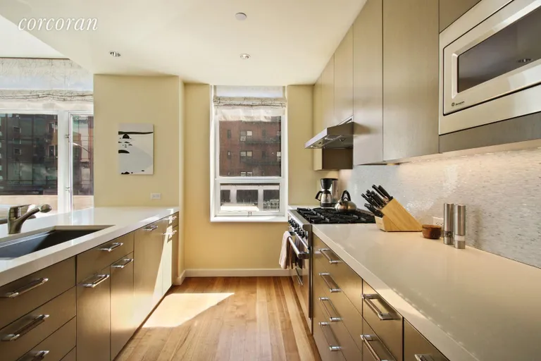 New York City Real Estate | View 201 West 17th Street, 2A | Open chef’s kitchen with top-of-line appliances | View 4