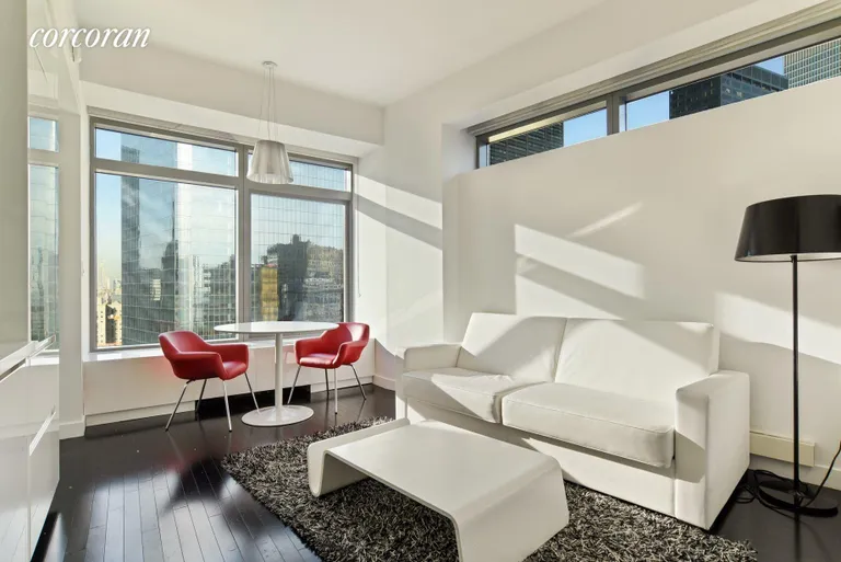 New York City Real Estate | View 123 Washington Street, 30F | 1 Bed, 1 Bath | View 1