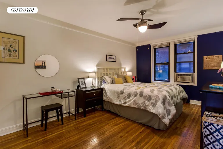 New York City Real Estate | View 415 Ocean Parkway, 1G | Large bedroom w/ double windows and double closets | View 4