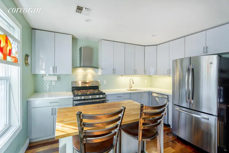 New York City Real Estate | View 966 Jefferson Avenue | Duplex Kitchen/Dining | View 2