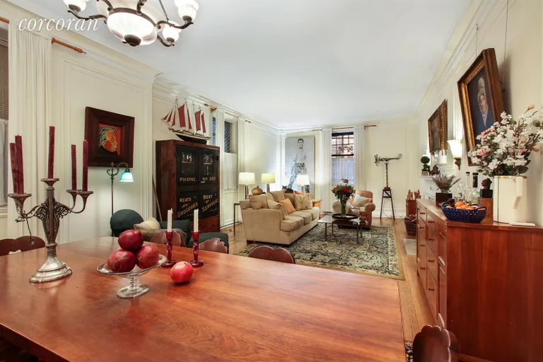 New York City Real Estate | View 205 West 89th Street, 1H | Living Room / Dining Room | View 3