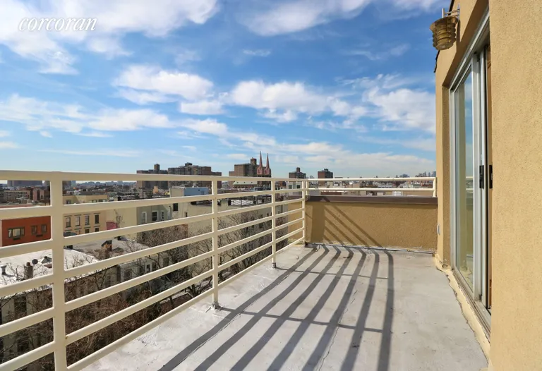 New York City Real Estate | View 196 Scholes Street, 4B | Upstairs Terrace | View 14