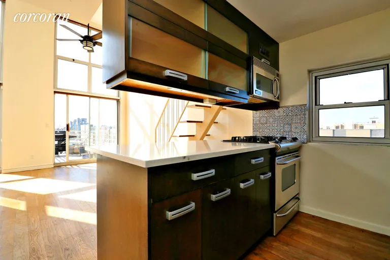 New York City Real Estate | View 196 Scholes Street, 4B | Kitchen/Dining/Living Room | View 6