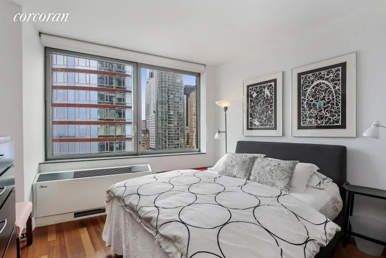 New York City Real Estate | View 30 West Street, 23A | 3rd Bedroom with City Views | View 11