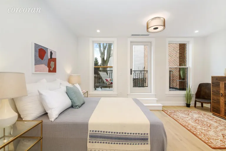 New York City Real Estate | View 343 Prospect Avenue | Master suite with a private terrace | View 5