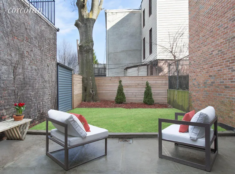 New York City Real Estate | View 343 Prospect Avenue | Quiet and serene backyard | View 12