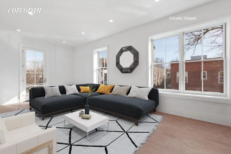 New York City Real Estate | View 547 Rogers Avenue, 1 | Sunny Living/Dining Room | View 2