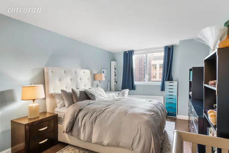 New York City Real Estate | View 200 East 94th Street, 519 | King-sized Bedroom with Southern Park Views | View 2