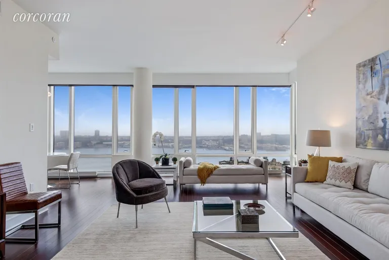New York City Real Estate | View 245 West 99th Street, 25A | Living Room | View 2