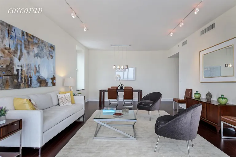 New York City Real Estate | View 245 West 99th Street, 25A | Living Room / Dining Room | View 4