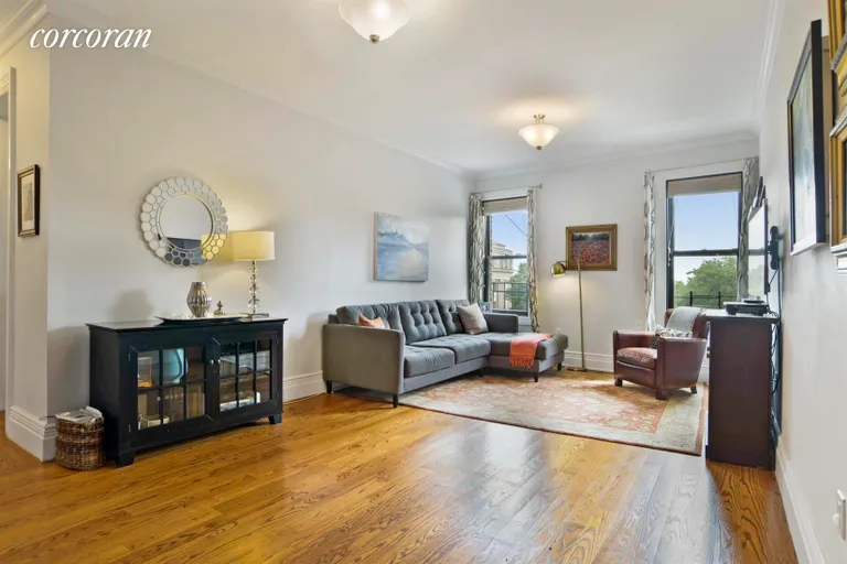 New York City Real Estate | View 125 Eastern Parkway, 6CK | Living Room | View 3