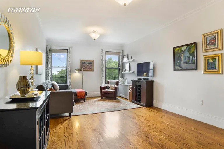 New York City Real Estate | View 125 Eastern Parkway, 6CK | Living Room | View 2