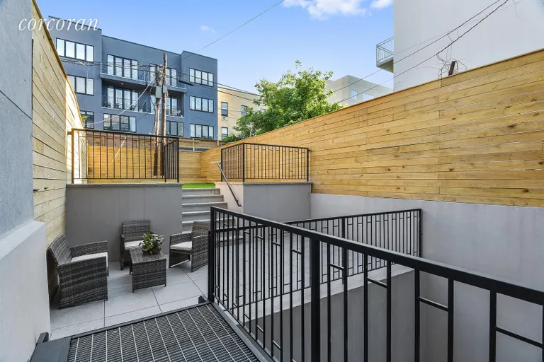 New York City Real Estate | View 824 Dean Street, 1 | Private Backyard | View 3