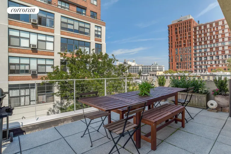 New York City Real Estate | View 543 Dean Street, 4 | 180 sf terrace w/ afternoon shade | View 9