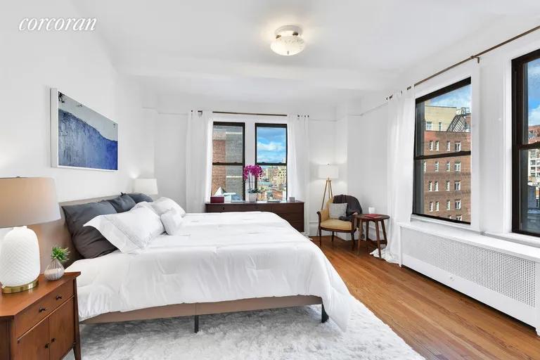 New York City Real Estate | View 239 Central Park West, 7E | Corner Master Bedroom | View 5