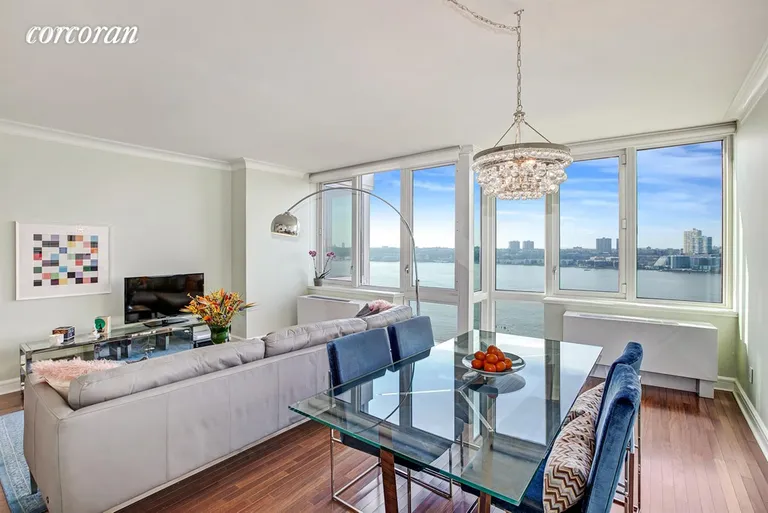 New York City Real Estate | View 120 Riverside Boulevard, PH3H | Living Room | View 11