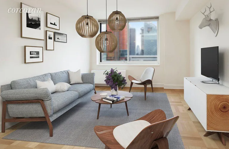 New York City Real Estate | View 400 West 63rd Street, 1608 | 1 Bed, 1 Bath | View 1