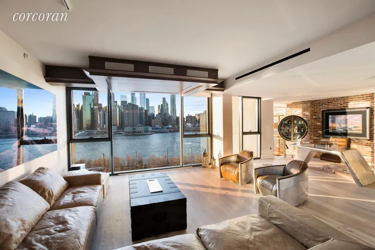 New York City Real Estate | View 90 Furman Street, N1016 | Living Room | View 2