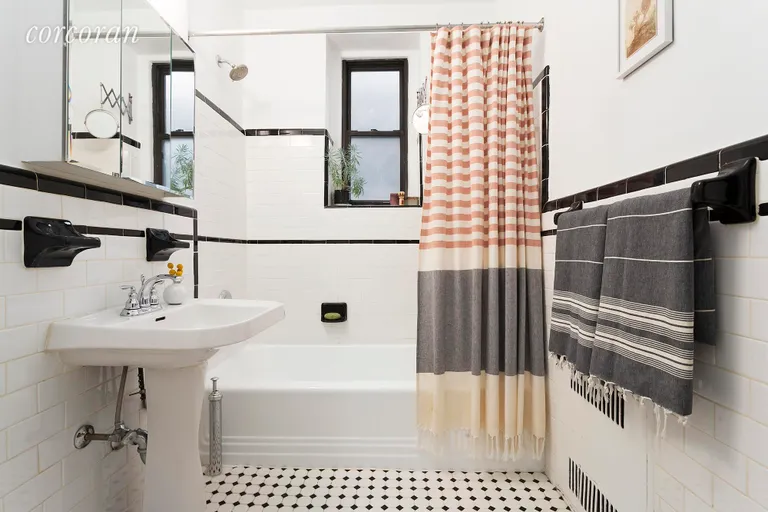 New York City Real Estate | View 125 Ocean Avenue, 4A | Light and Bright bathroom  | View 6