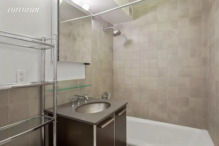 New York City Real Estate | View 215 East 81st Street, 2A | Renovated Bathroom Modern Vanity with Storage | View 5