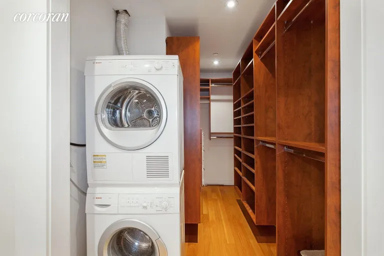 New York City Real Estate | View 215 East 81st Street, 2A | Walk-In-Closet with Vented Washer and Dryer | View 6