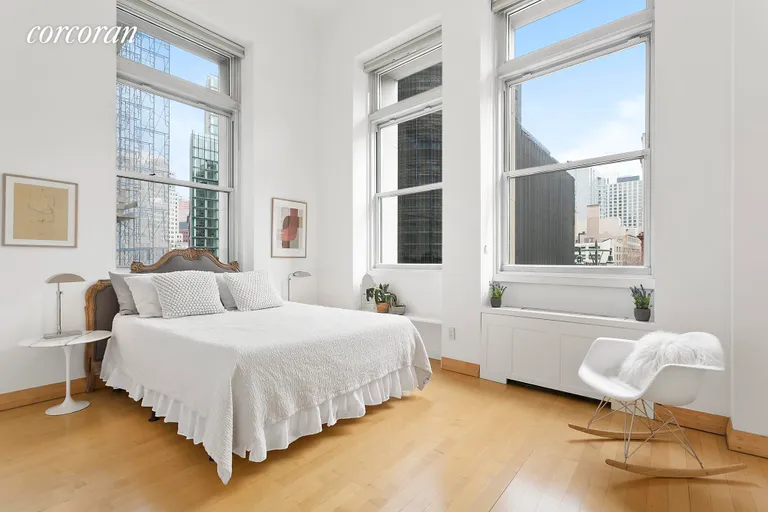 New York City Real Estate | View 96 Schermerhorn Street, 3F | Corner Bedroom with huge window  | View 5