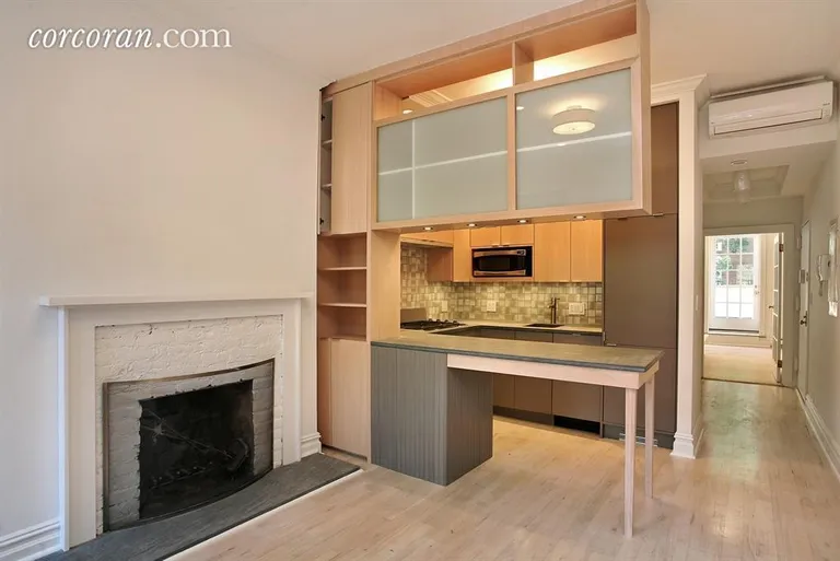 New York City Real Estate | View 147 West 13th Street, 3 | Open kitchen, working WBFP | View 2