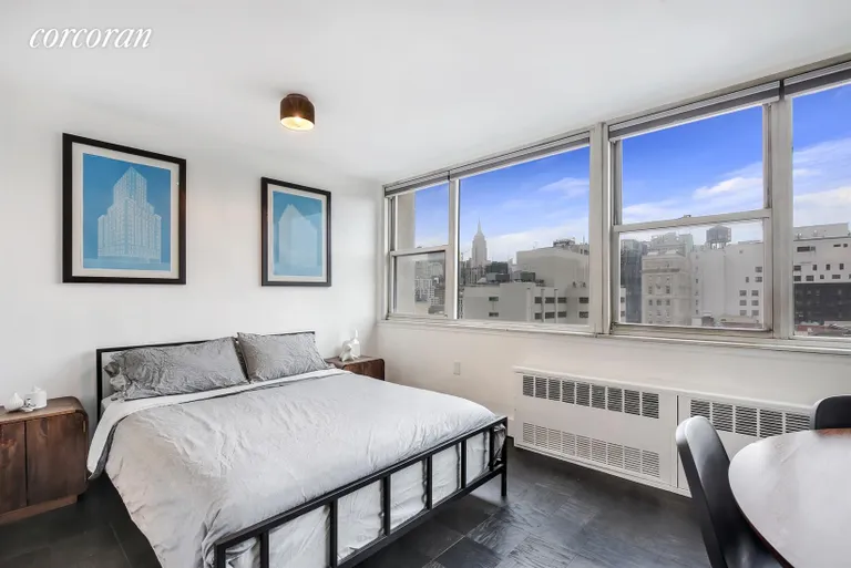 New York City Real Estate | View 333 East 14th Street, 14M | Sleeping Alcove  | View 2