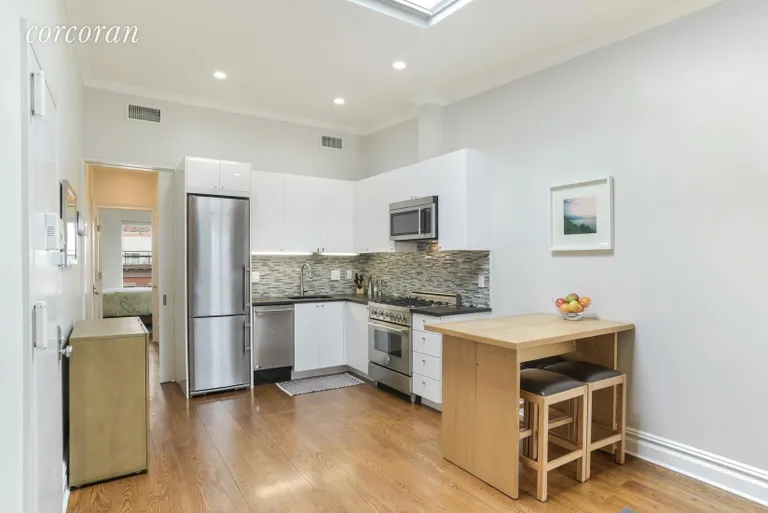 New York City Real Estate | View 307 7th Street, 4L | Mint kitchen w/ Bertazzoni range & Liebherr fridge | View 3