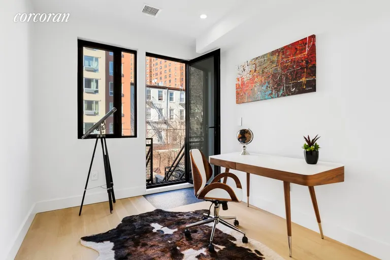 New York City Real Estate | View 149 Clifton Place, PH | Home Office w/ Garden Access | View 8