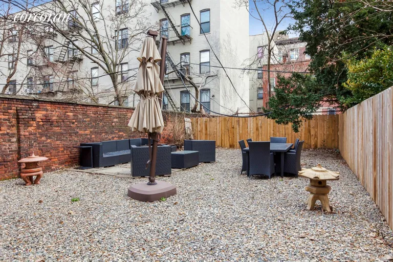 New York City Real Estate | View 672 Saint Marks Avenue, 1 | Back Yard | View 6