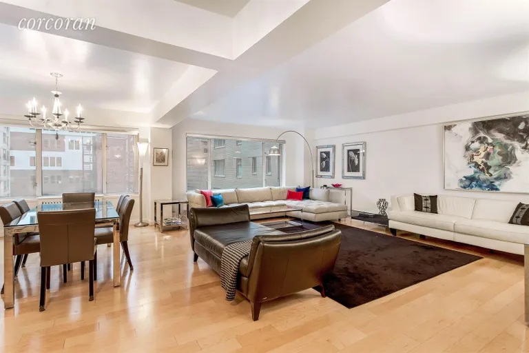New York City Real Estate | View 200 East 57th Street, 7F | Living Room | View 9