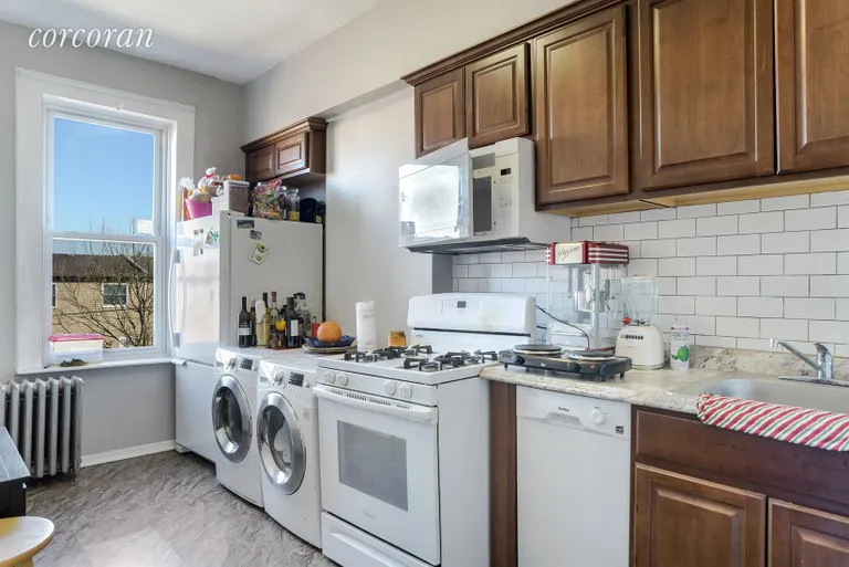 New York City Real Estate | View 453 Jerome Street | Kitchen Top Floor | View 2